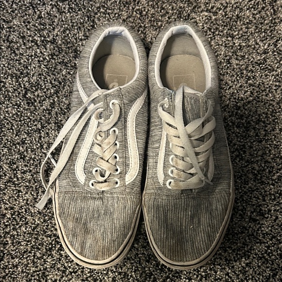 Vans Textured Gray Sneakers - Picture 4 of 4